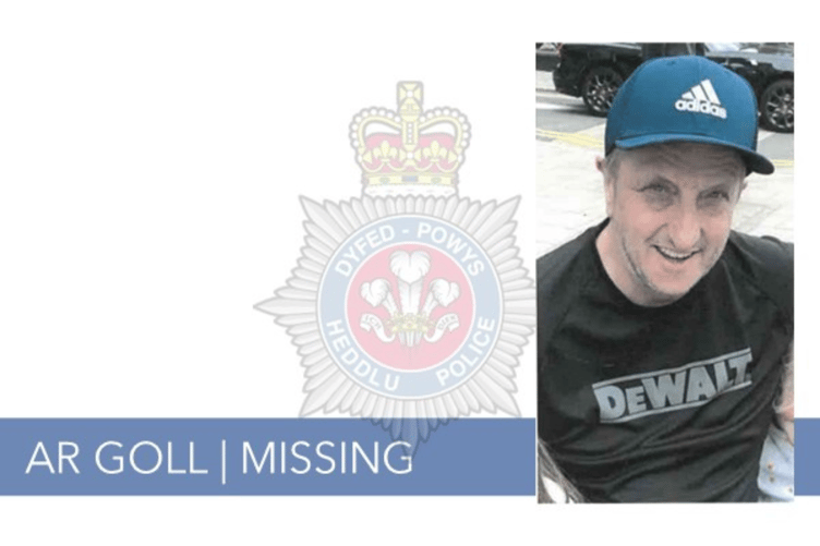 Geraint is missing from the Brecon area