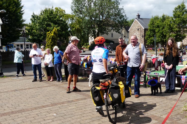 A wonderful greeting for Taniya in Brecon