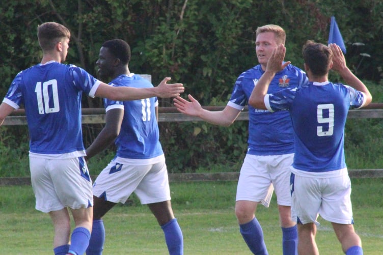 Llandrindod Wells were back on terms through Daryl Nicholls