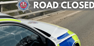 A483 to Builth Wells closed due to collision