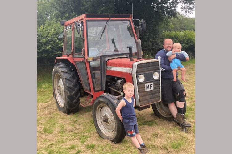 Aled Hughes won Best Original Tractor