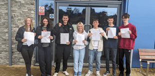 Top performers at Brecon High School amid 'pleasing' GCSE results