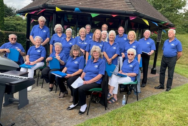 The Singers at the Crosfield House Summer Fayre