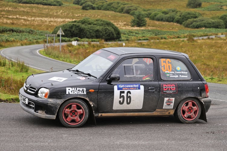 Joseph Palmer with co-driver Steve McPhee