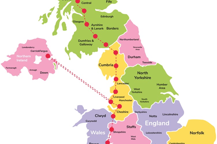 Training all through the summer, Andrew is set to undertake his epic trek in support of Headway – the brain injury association. 