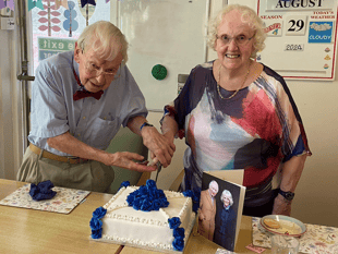 Couple celebrate 65th wedding anniversary