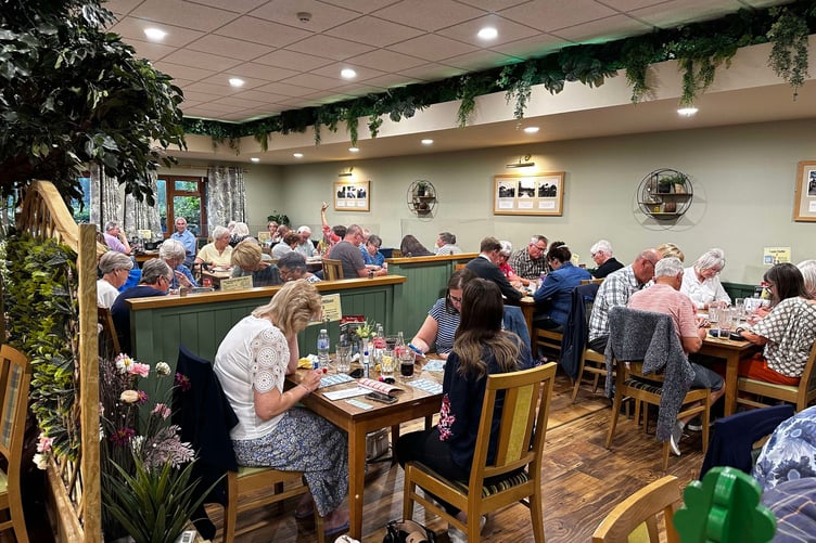 There was a great turn-out for the bingo event