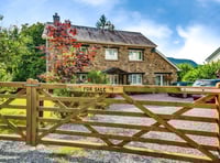 Rhandirmwyn house for sale has "stunning" Towy Valley views 