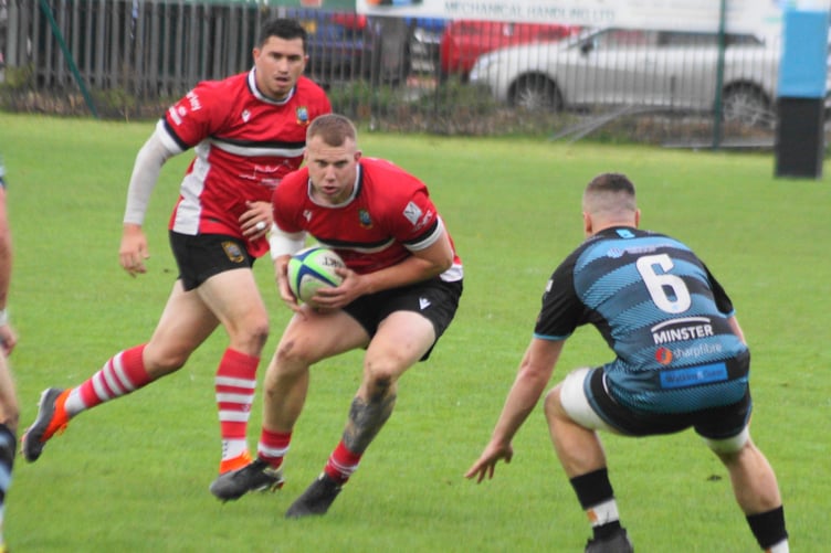 Jack Dixon breaks through midfield