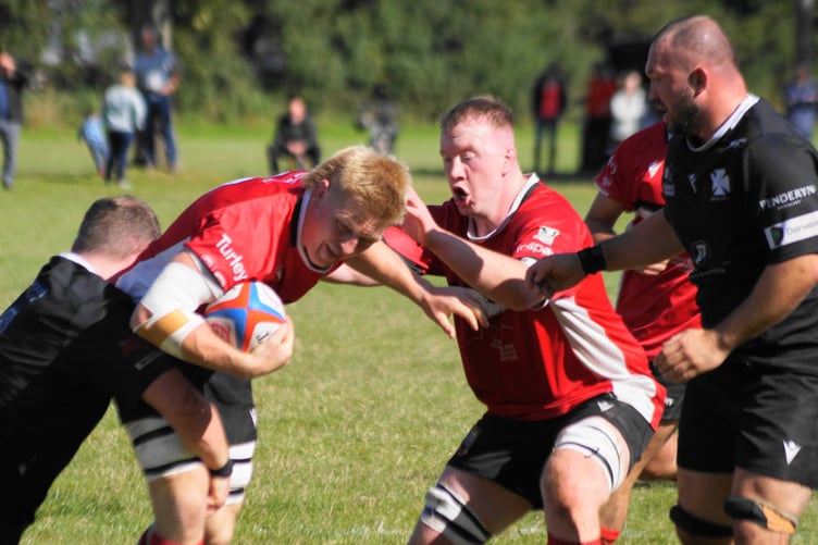 Osian Davies put in a great performance in his final appearance