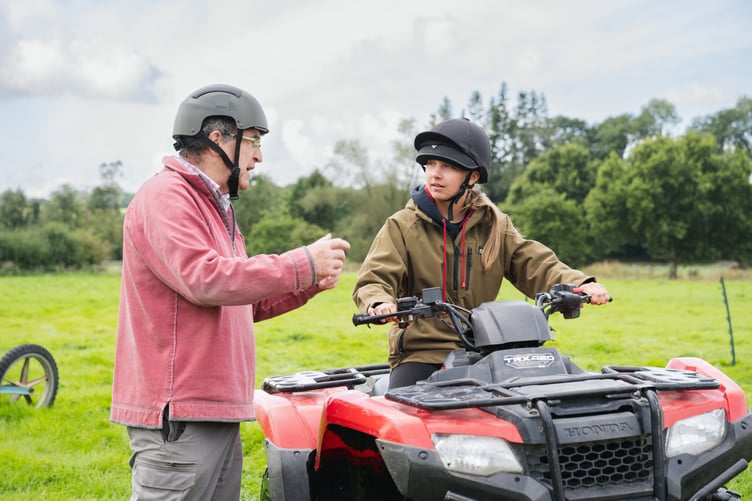 Seren says she now feels more confident in carrying out a range of ATV activity, such as towing