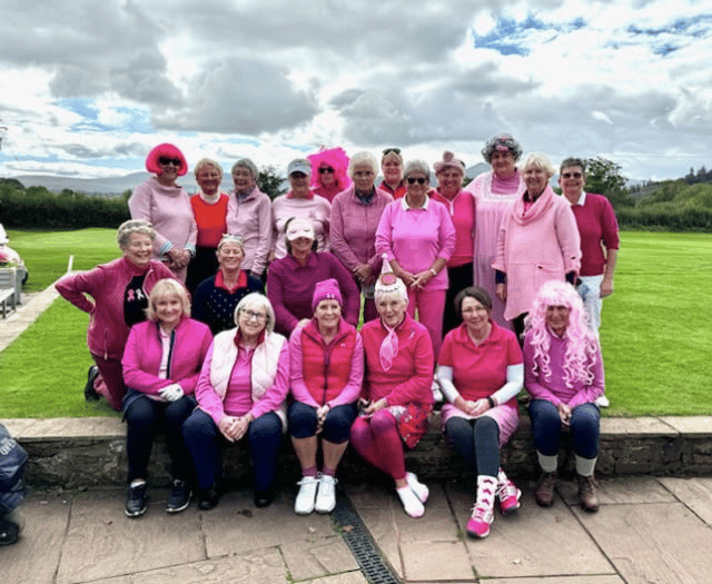 Cradoc Ladies go pink for charity fundraiser