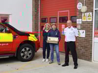 Swift boxes installed at Builth Wells Fire Station