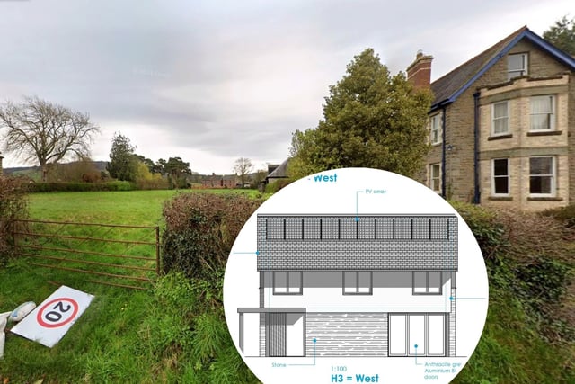 Green light for five homes in garden plot