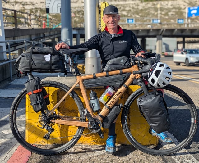 Wooden bike builder on 1,200km sustainable travel mission