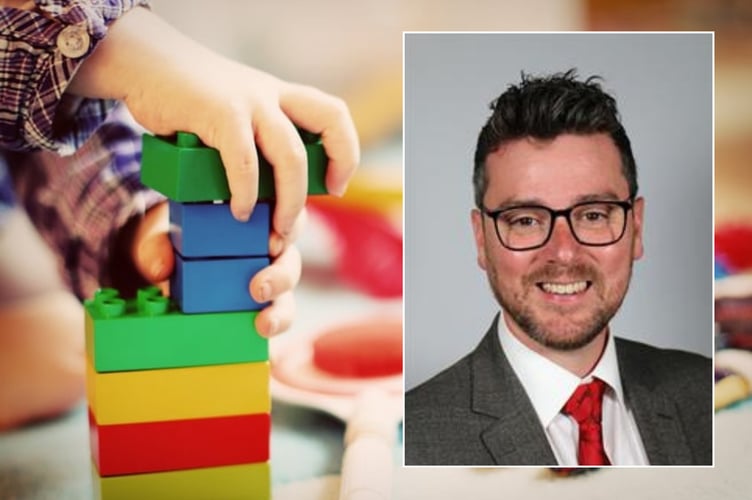 Cllr Matthew Dorrance (pictured) said the grant will make a "real difference" in helping tackle child poverty in the county