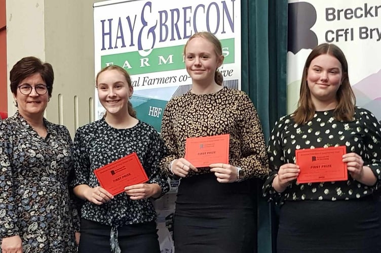 The speaking team winners