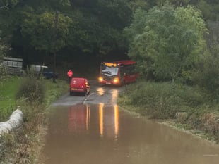 Communities on flood alert as rain lashes the area