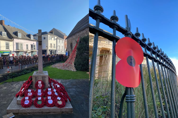 The Act of Remembrance in Brecon 