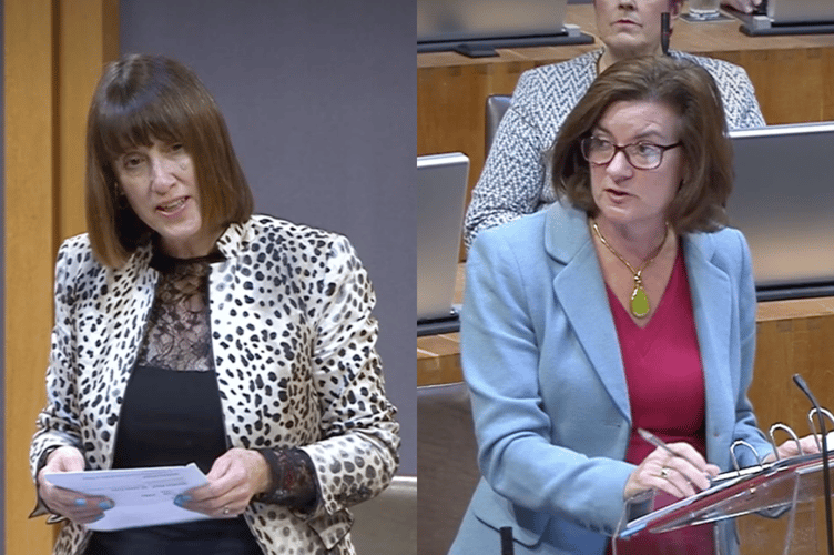 Jane Dodds and Eluned Morgan
