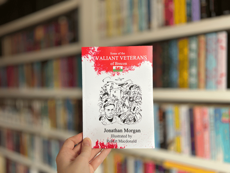 A retired war veteran from Brecon remembers military personalities in his new book, ‘Valiant Veterans of Brecon’.