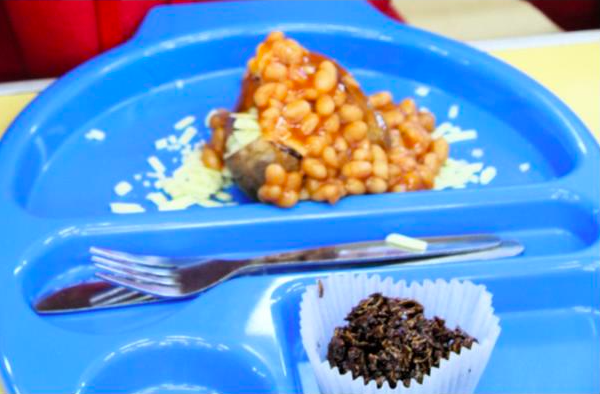 Concerns were raised by the chair of the school's governors that students were still feeling hungry after their school meals and that the range of food offered was limited.