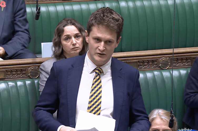 David Chadwick MP speaking in the Commons