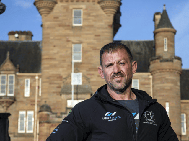 The Traitors star comes to Powys for charity walk