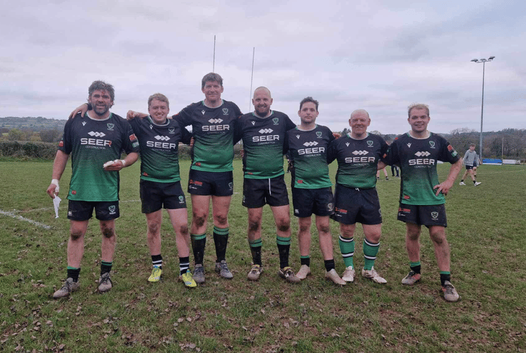 Athletic Mini/Junior coaches and Athletic old hands. Left to right: Harley, Barrell, Roberts, McGowan, Williams, Roe and Phillips