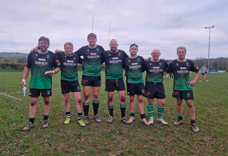 Athletic Mini/Junior coaches and Athletic old hands. Left to right: Harley, Barrell, Roberts, McGowan, Williams, Roe and Phillips