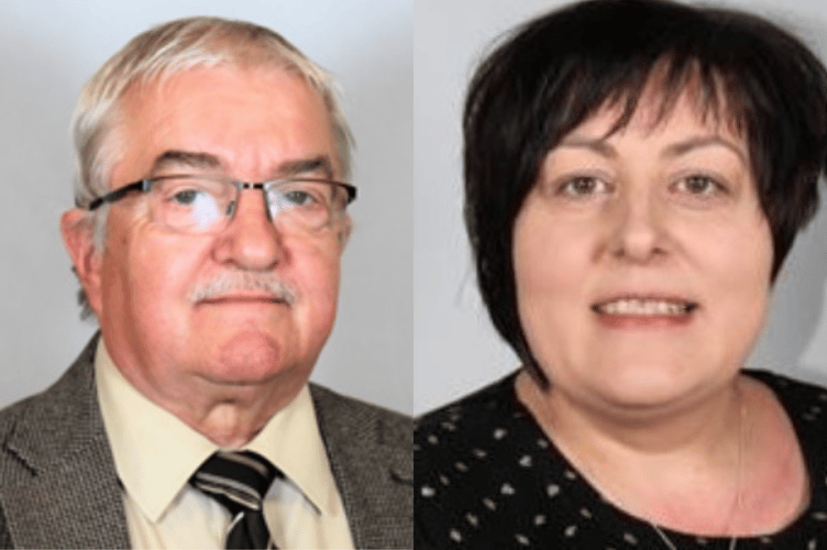 Cllr David Thomas and Cllr Beverley Baynham