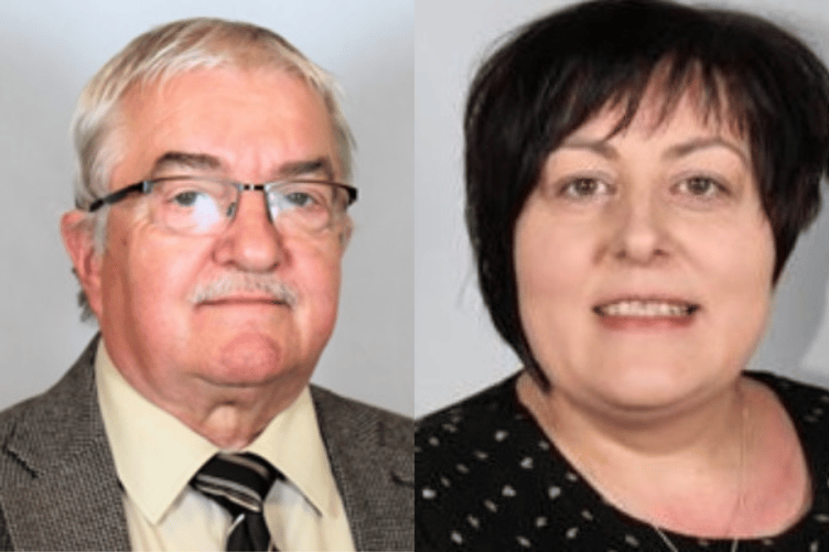 Cllr David Thomas and Cllr Beverley Baynham