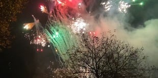 Watch: Spectacular firework display in Presteigne