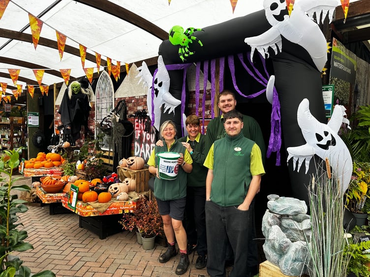 The Halloween Walk at the Old Railway Line Garden Centre