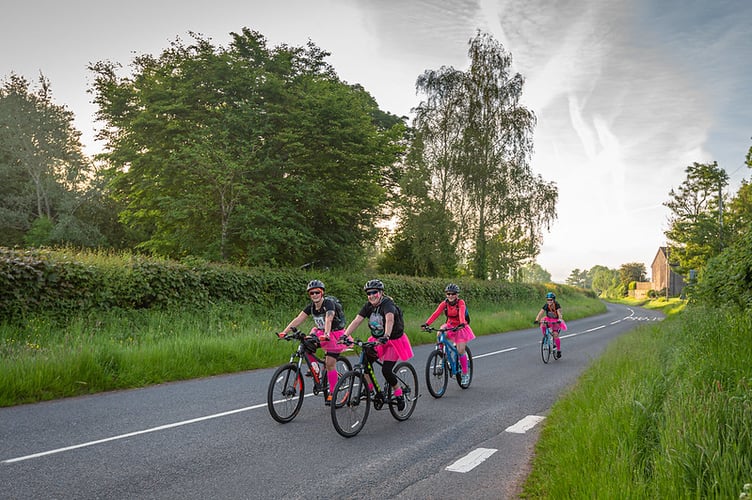 Participants in the Race the Sun triathlon challenge will bike, hike, and paddle through Bannau Brycheiniog