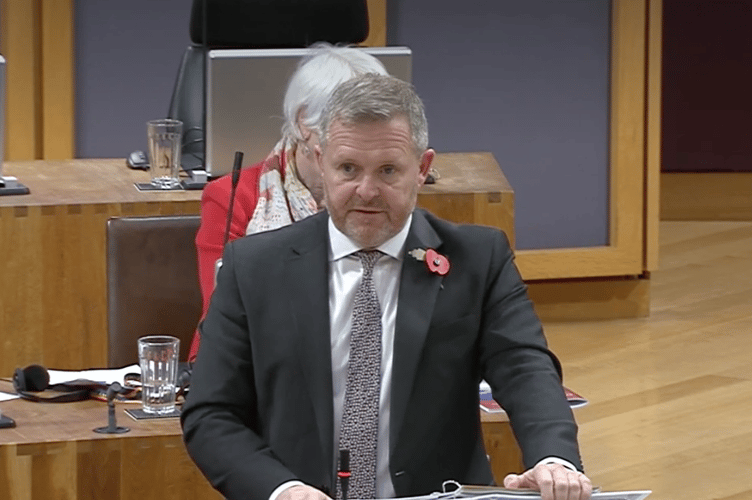 Health secretary Jeremy Miles addresses the Senedd, announcing increased scrutiny for Powys Teaching Health Board over financial concerns