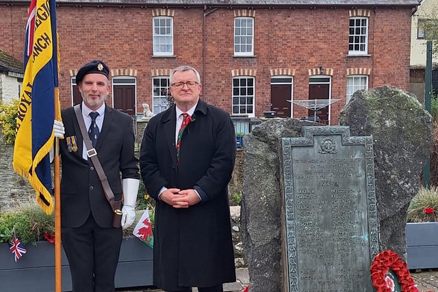 Talgarth gathers for Remembrance Day