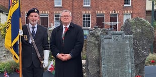 Talgarth gathers for Remembrance Day