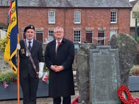 Talgarth gathers for Remembrance Day