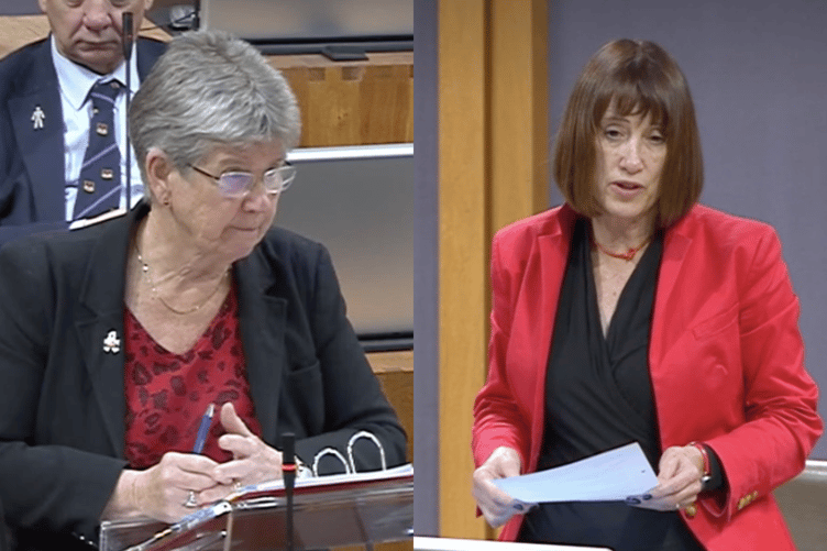 Jane Hutt MS and Jane Dodds MS