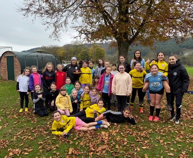 All-girls football festival takes place in Brecon