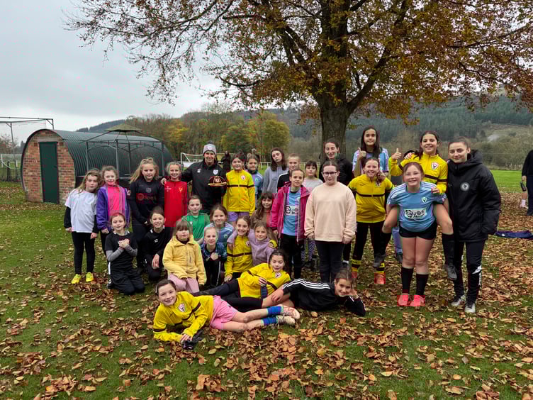 Brecon all girls football festival