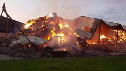 Farm fires cost Wales nearly £5m as insurers urge vigilance