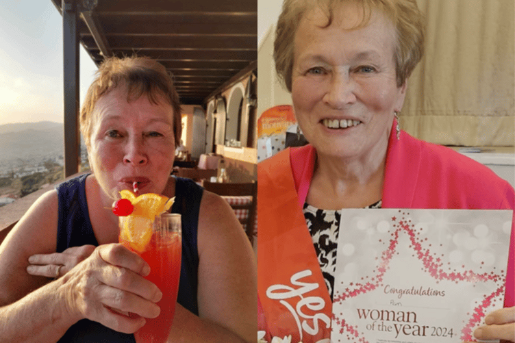 Pam Webb has lost more than three and a half stone with the support of Jo Thomas's Slimming World group in Brecon