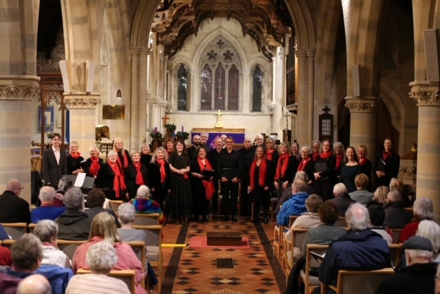 Cantorion-Llandrindod performing their festive Advent concert, ‘Christmas is Coming'