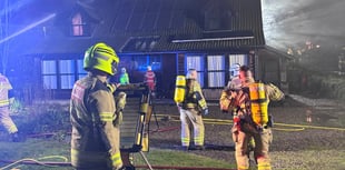 Fire crews extinguish blaze at Hay-on-Wye property