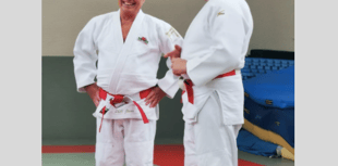 Man becomes first in Mid Wales to receive judo accolade