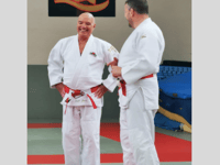 Man becomes first in Mid Wales to receive judo accolade
