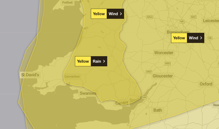 Met Office weather warning 05/12/2024