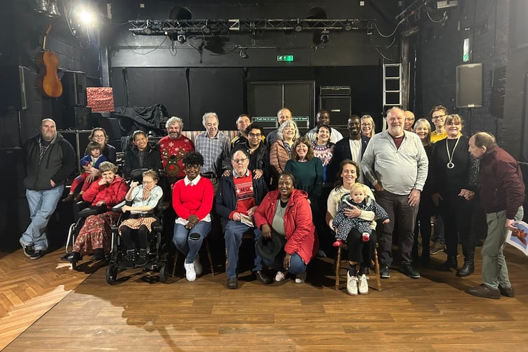 Members of the L'Arche Brecon community celebrated 35 years in the town at the Foundry